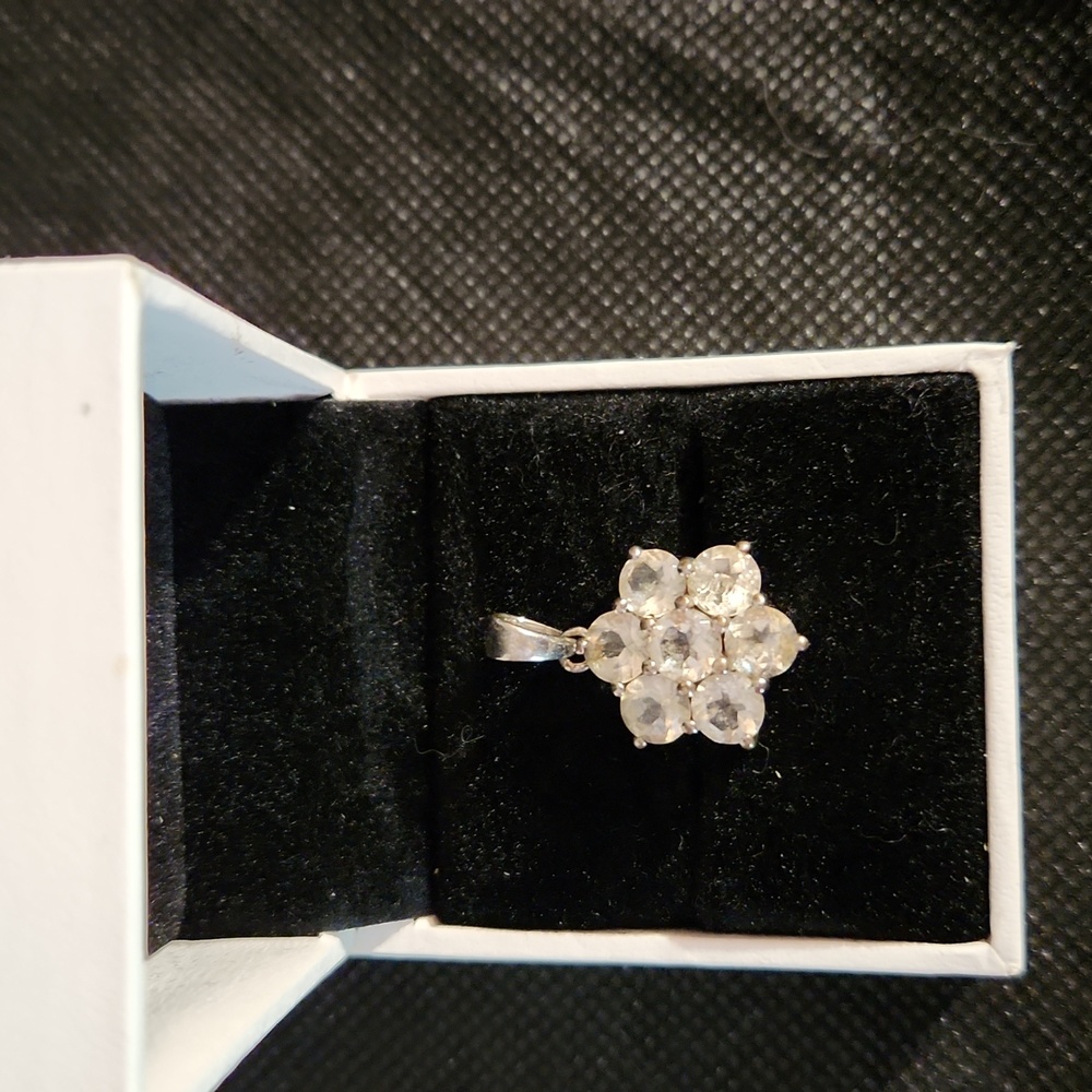3.08 ct Serenite Sterling Silver Pendant